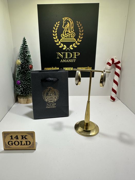 NDP Amanet NON-STOP Calea Vitan Nr. 121 Cercei Aur Galben 14K (39190)