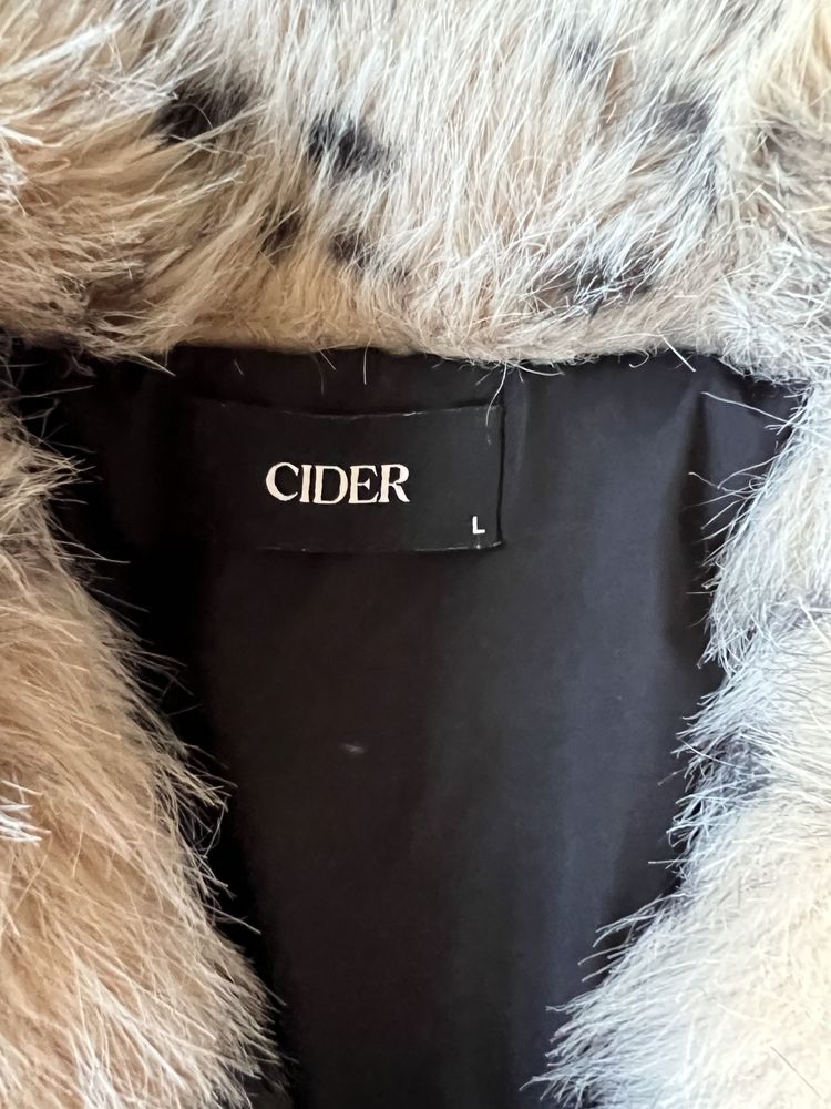 Леопардово Пухено Палто/CIDER