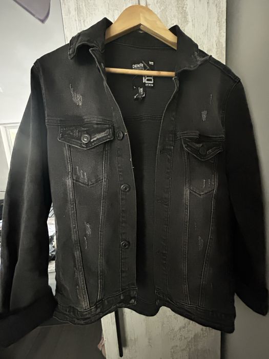 Черно дънково яке