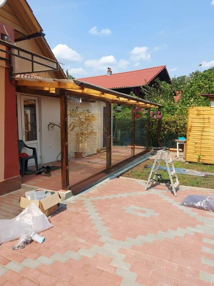 Inchidere terase si foisoare cu folie transparenta PVC Cristal terasa