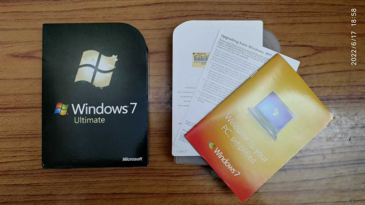 Windows 7 Ultimate  64 bit оригинальный