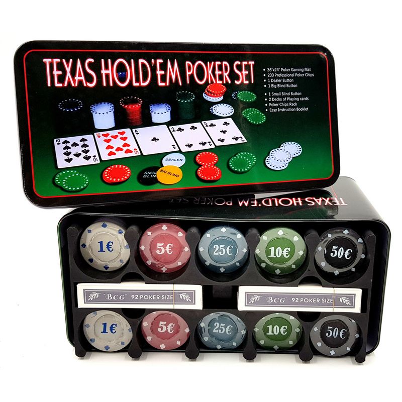 Set poker chips + poker cards