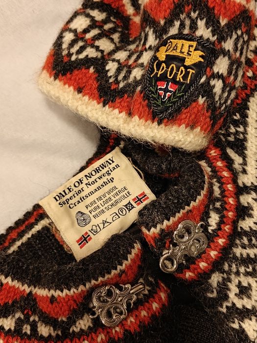 Pulover Dale of Norway Sport lana wool windstopper vintage rare
