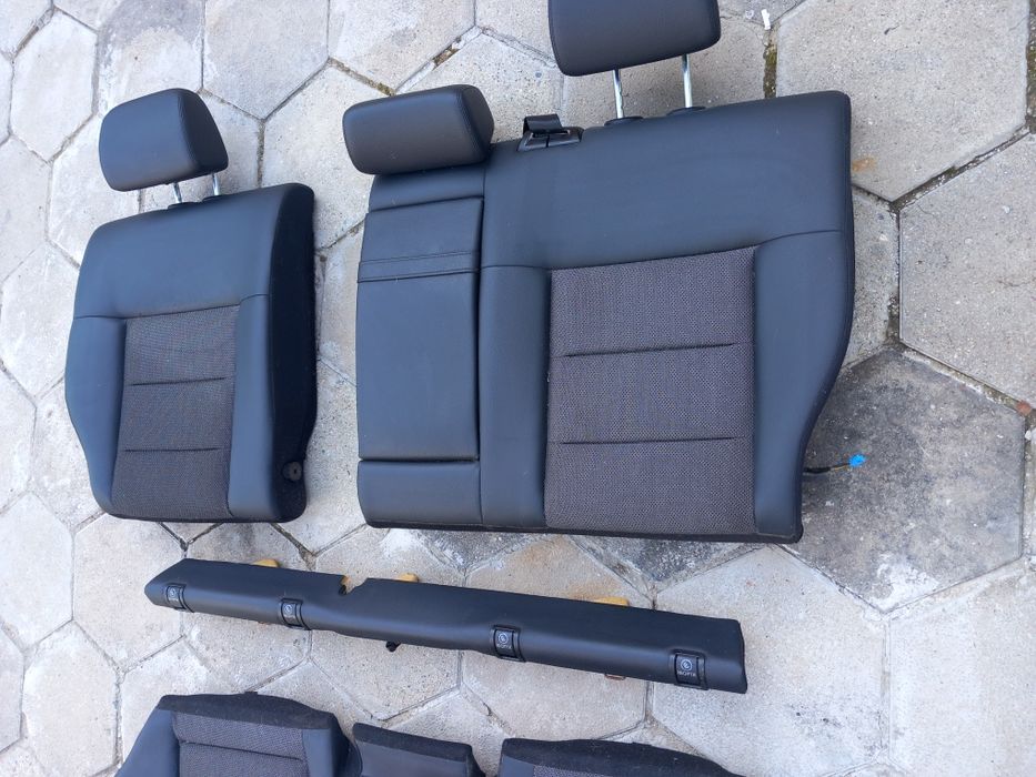 Продавам салон кожа+плат за мерцедес W212 КОМБИ