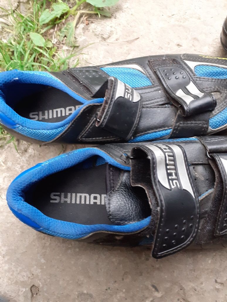 Pantofi ciclism,bărbați/Shimano,MTB/SPD,cu plăcuțe/43/44