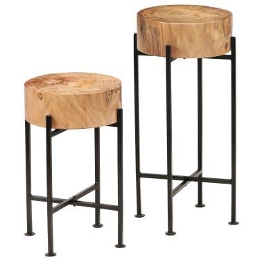 Masuta de Cafea Masa Acacia Tec Mango Lemn Vidaxl Zara Home H&M Ikea