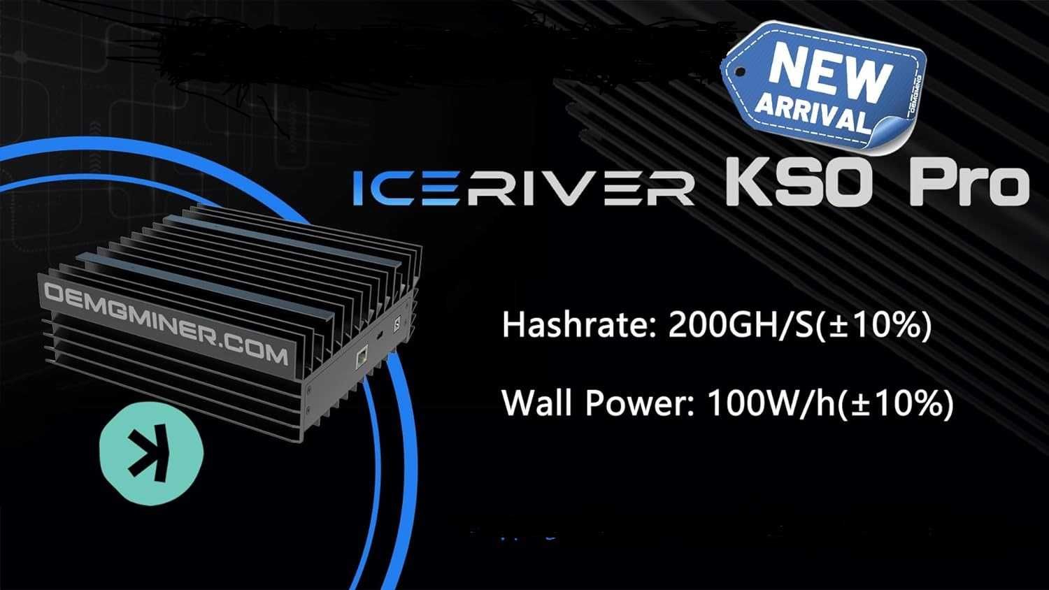 miner ICERIVER KAS KS0 PRO 200 Gh/s наличен