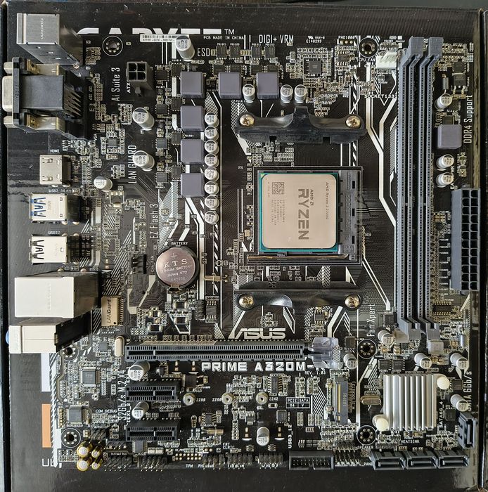 Комплект Ryzen 3 2200g + a320