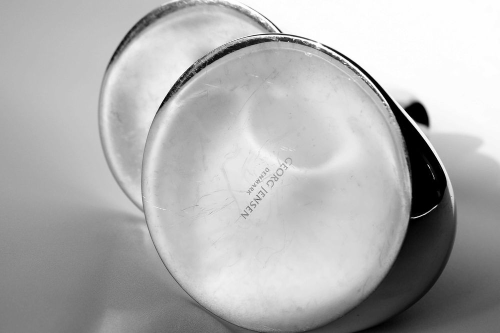 Georg Jensen Danemarca suport lumanari Cobra design modernist