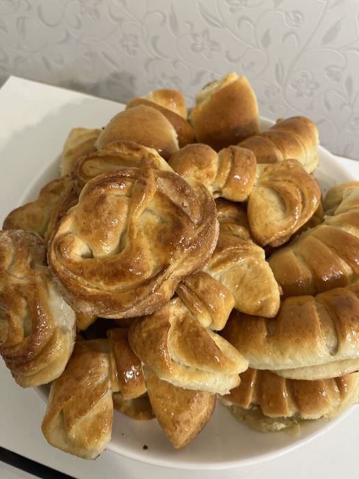 Чайный стол , домашння выпечка