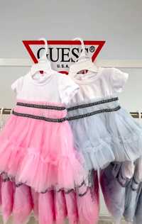 Бебешка рокля Guess с тюл