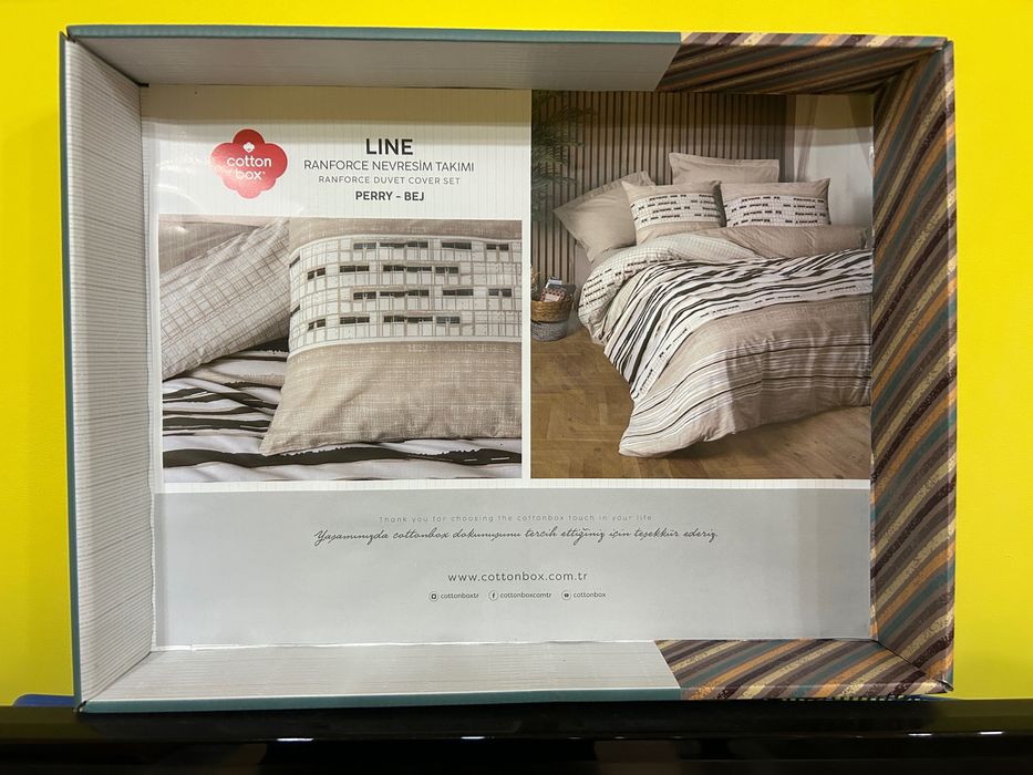 Спално бельо от LINE cotton box ( Нов)