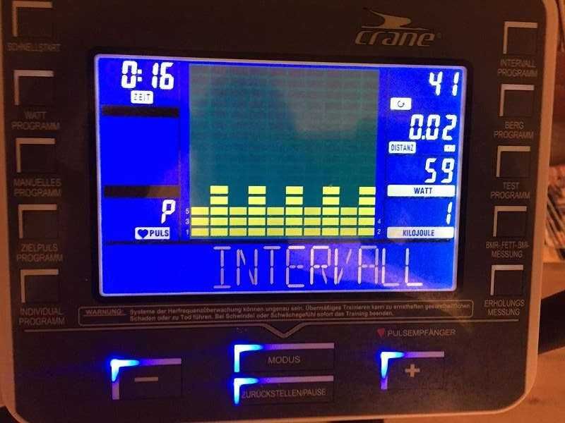 Bicicleta fitness eliptica Crane digital din Germania