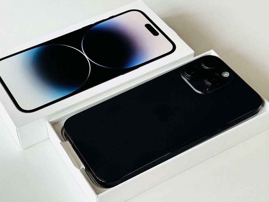 НОВ! Iphone 14 Pro 128GB Black Гаранция 1 година
