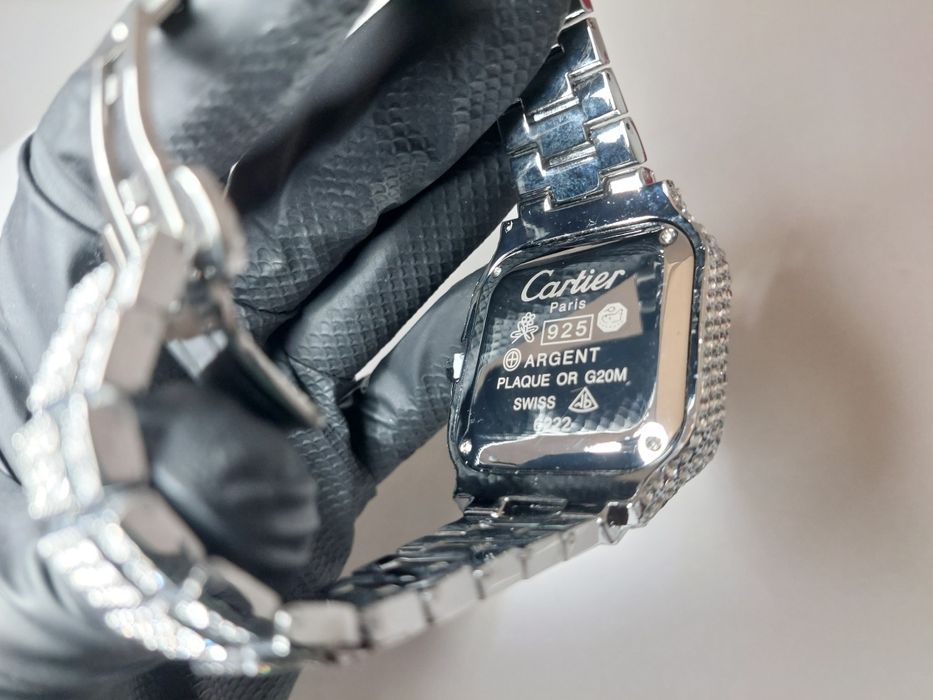 Ceas Cartier full box Moissanite VVS cadou calitate premium  vinted