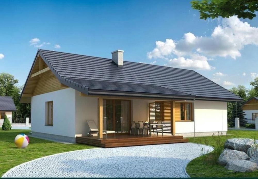 Vând case pe structură metalică