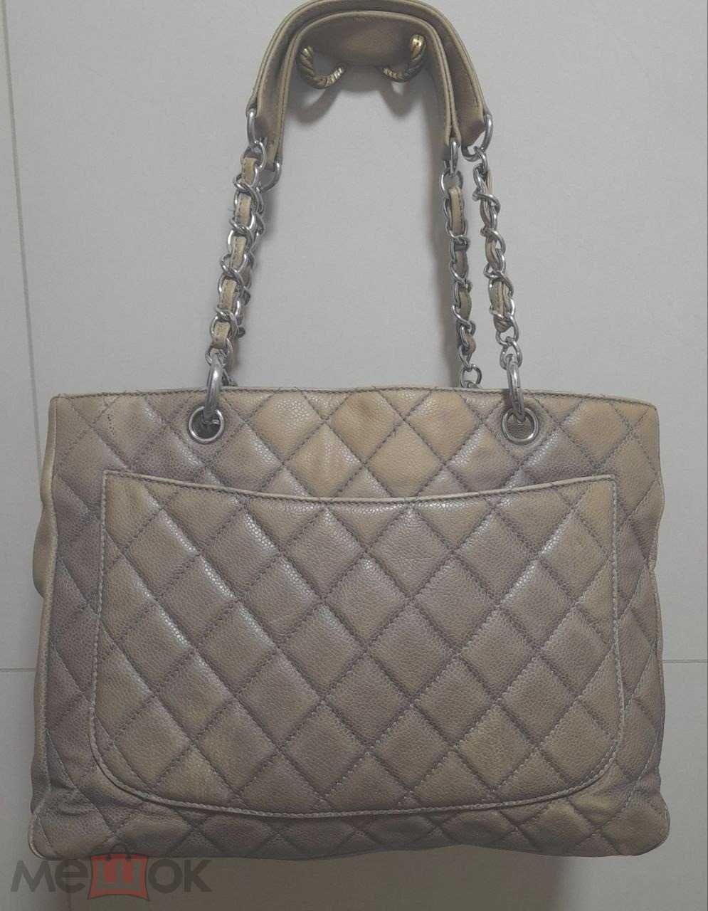 Chanel Grand Shopping Tote / GST / Olive Caviar Leather /Made in Italy