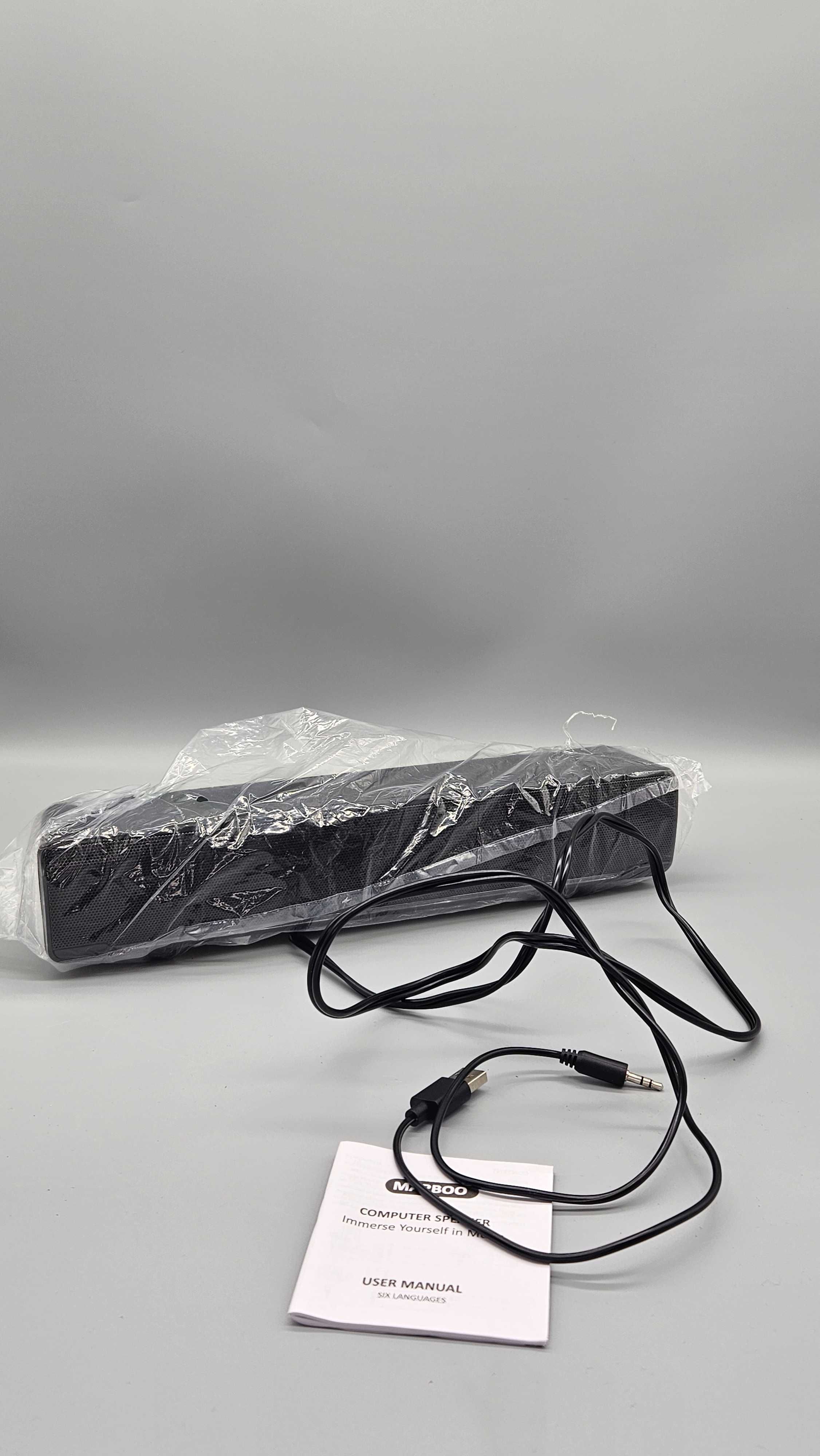 USB тонколона Marboo – Компактна компютърна саундбар колона