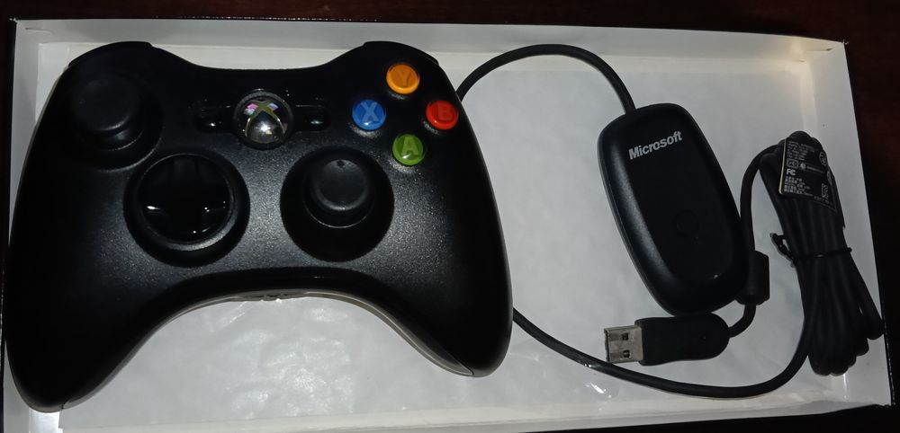 Controller Xbox 360 + adaptor pc
