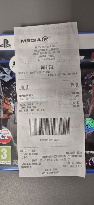 Vând FC 26 stare impecabila