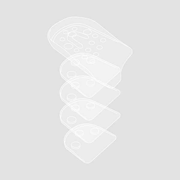 Talonete inaltatoare pentru calcai +5 cm, din silicon, 2 buc