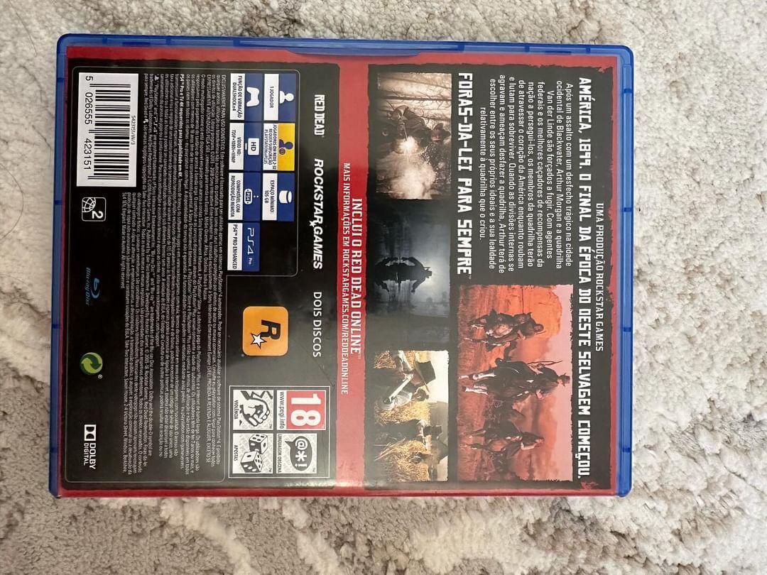 Диск Red Dead Redemption 2 для Playstation 4