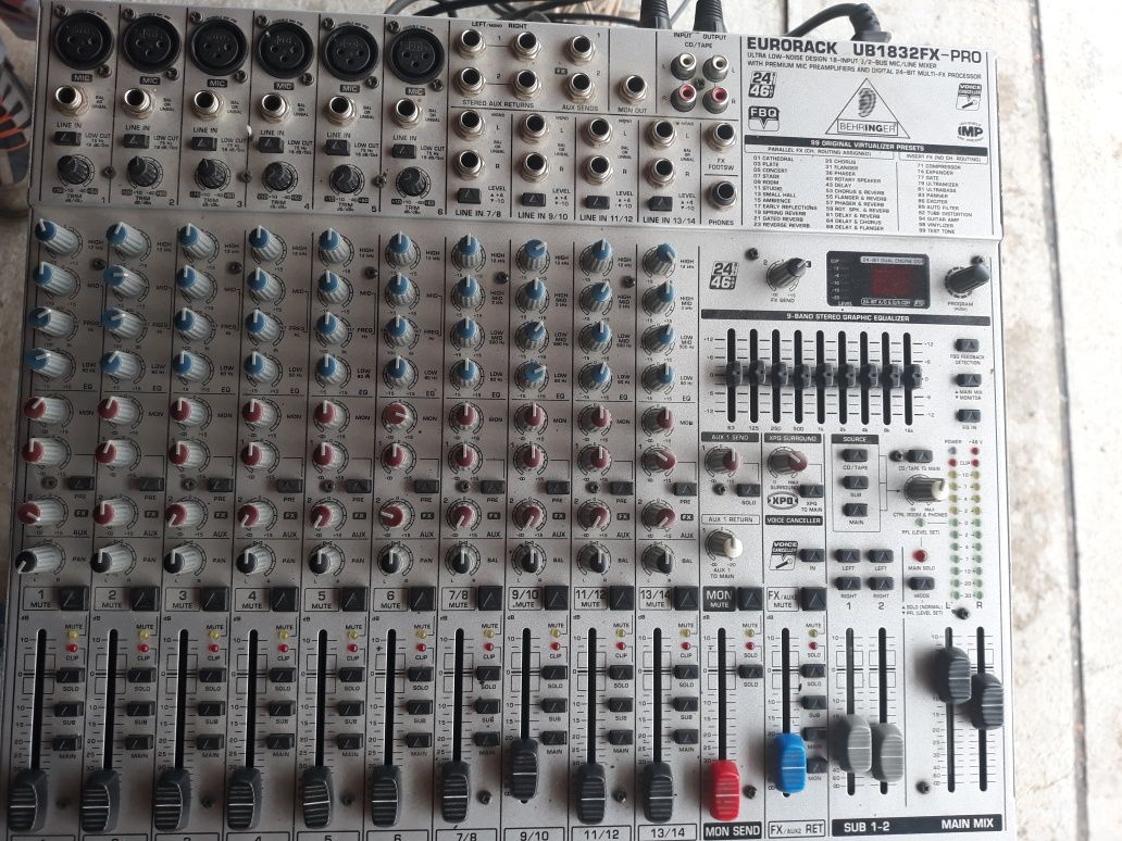 Mixer Behringer ,crossover si putere