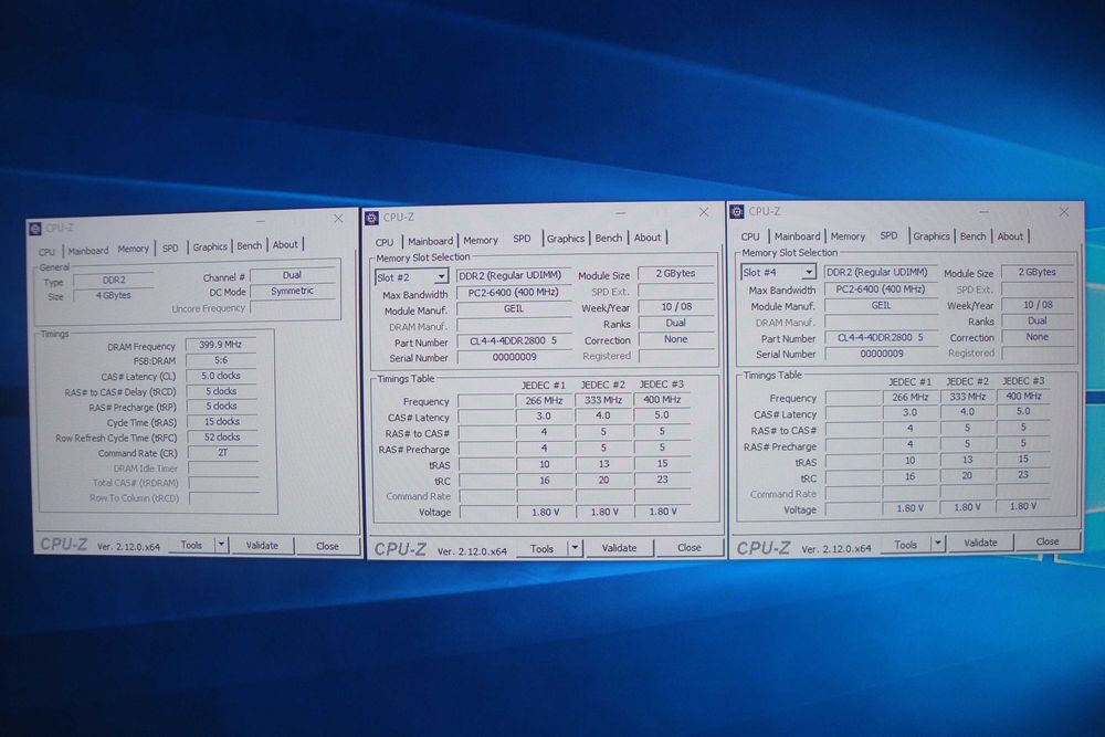 memorie ram ddr2 retro top geil 4gb 800 mhz 4-4-4-12