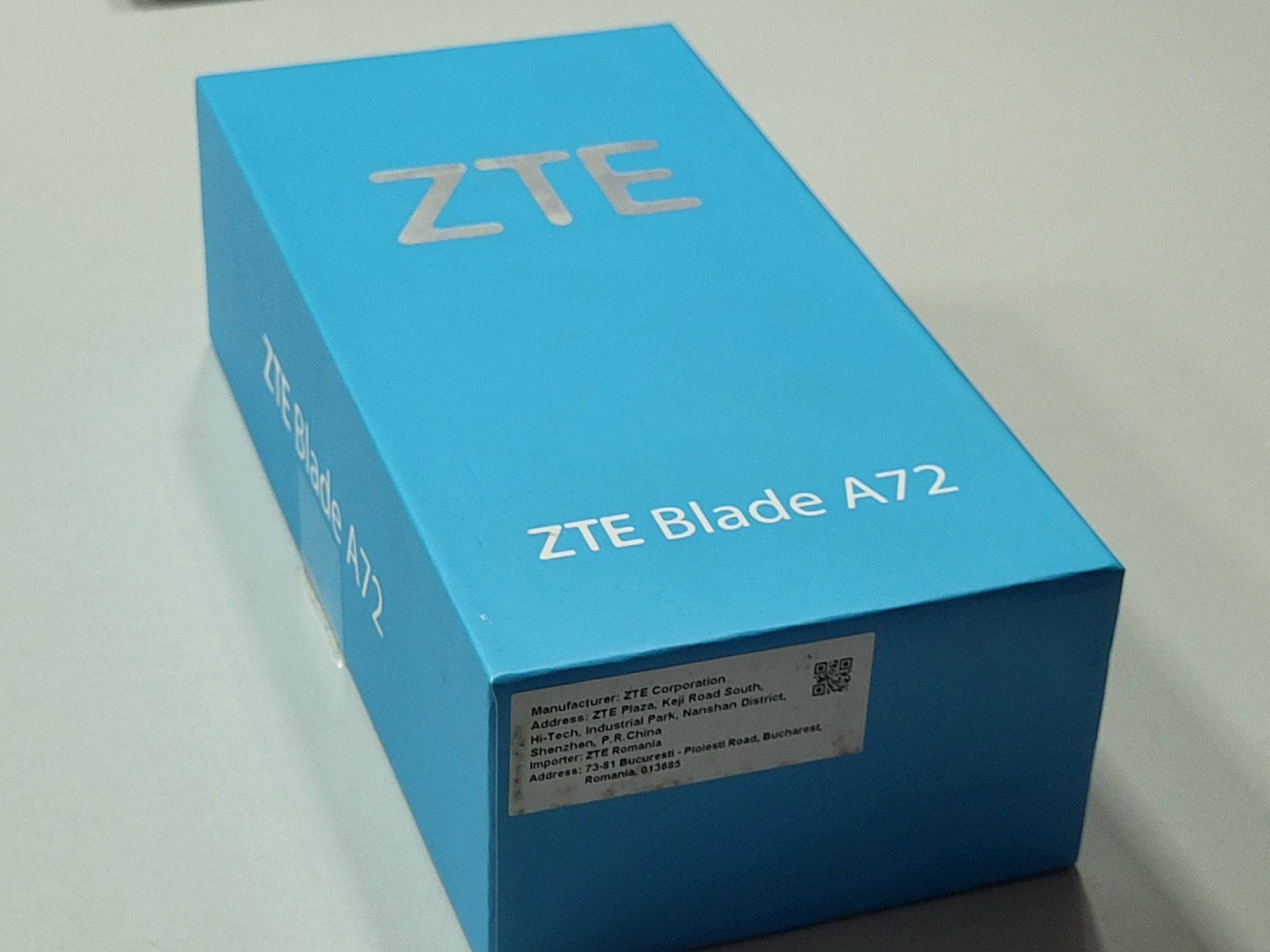 Telefon ZTE Blade A72 BLUE FullBox Dual SIm nou Impecabil