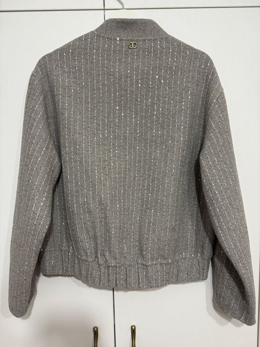 Вълнено бомбър яке Twinset