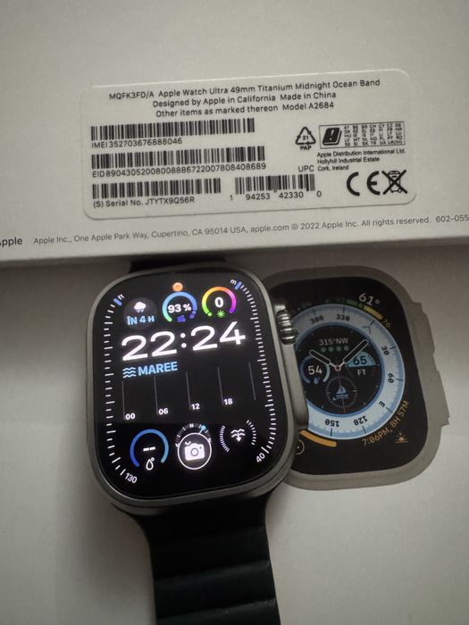 Apple Watch Ultra 1 [GPS + Cellular 49mm] Full Box
