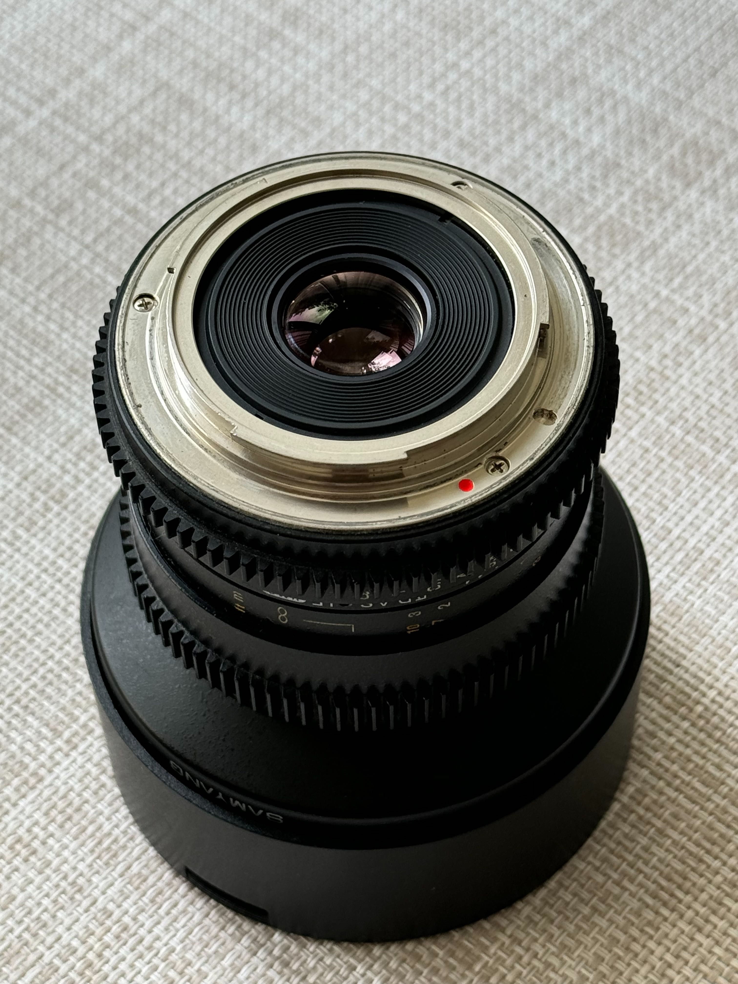 Samyang MF 14mm T3.1 Video Canon EF