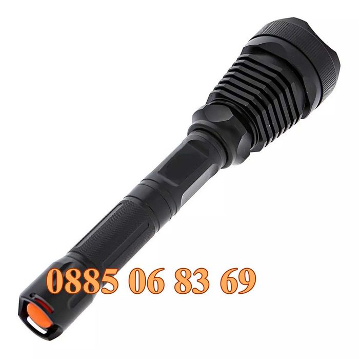 LED фенер за пушка, фенер за лов с лещи, спусък и стойка, Q518-P90