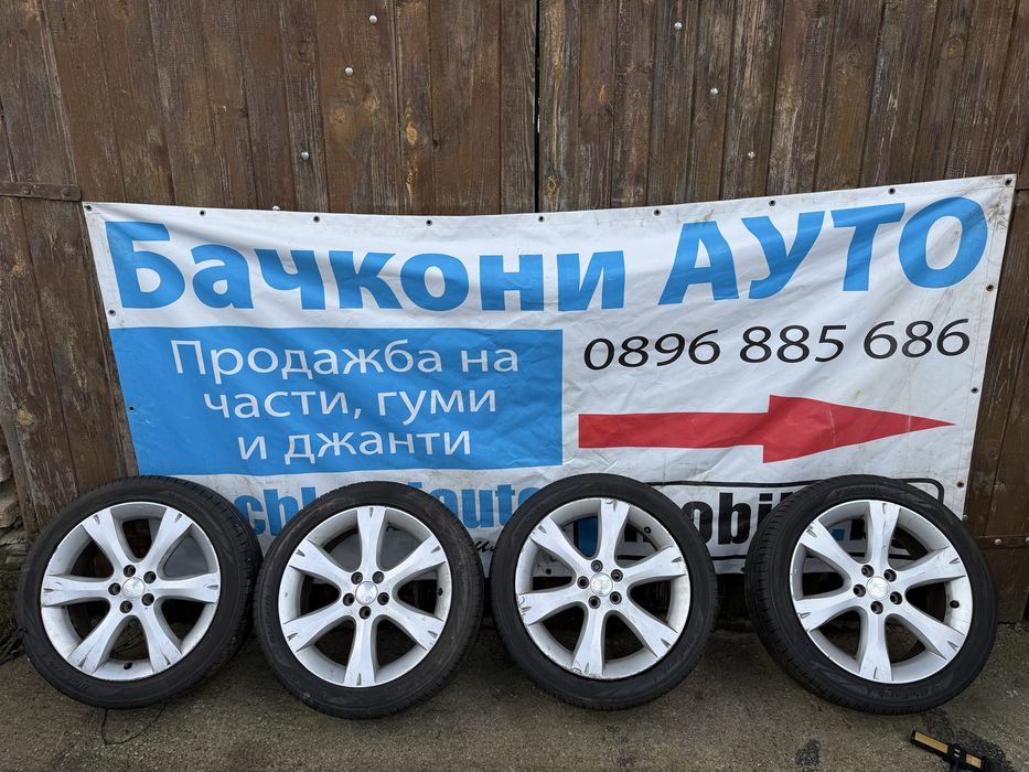 17 5х100 джанти с летни гуми