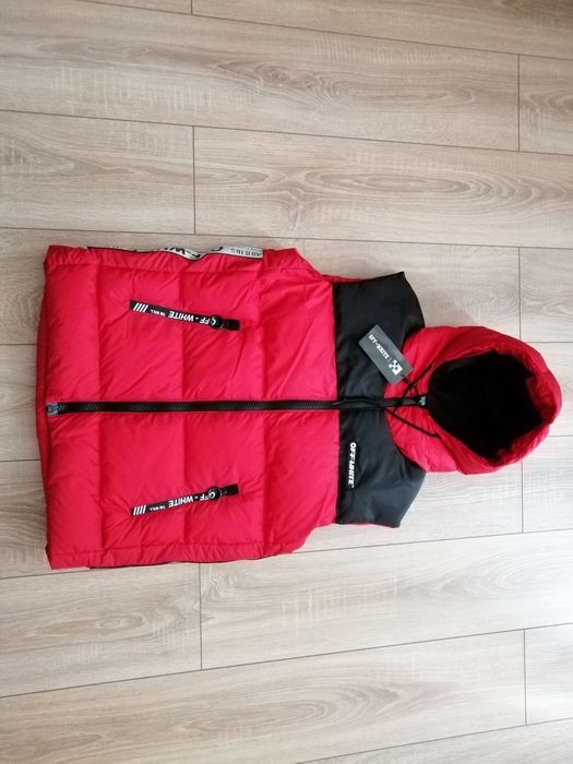 Off-White мъжки елек в червен цвят  L XL
