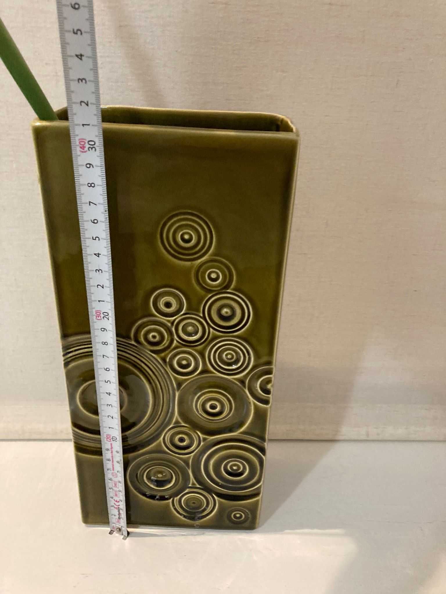 vaza irlandeza celtic modern  verde mare 31 cm Thomas Rosenthal