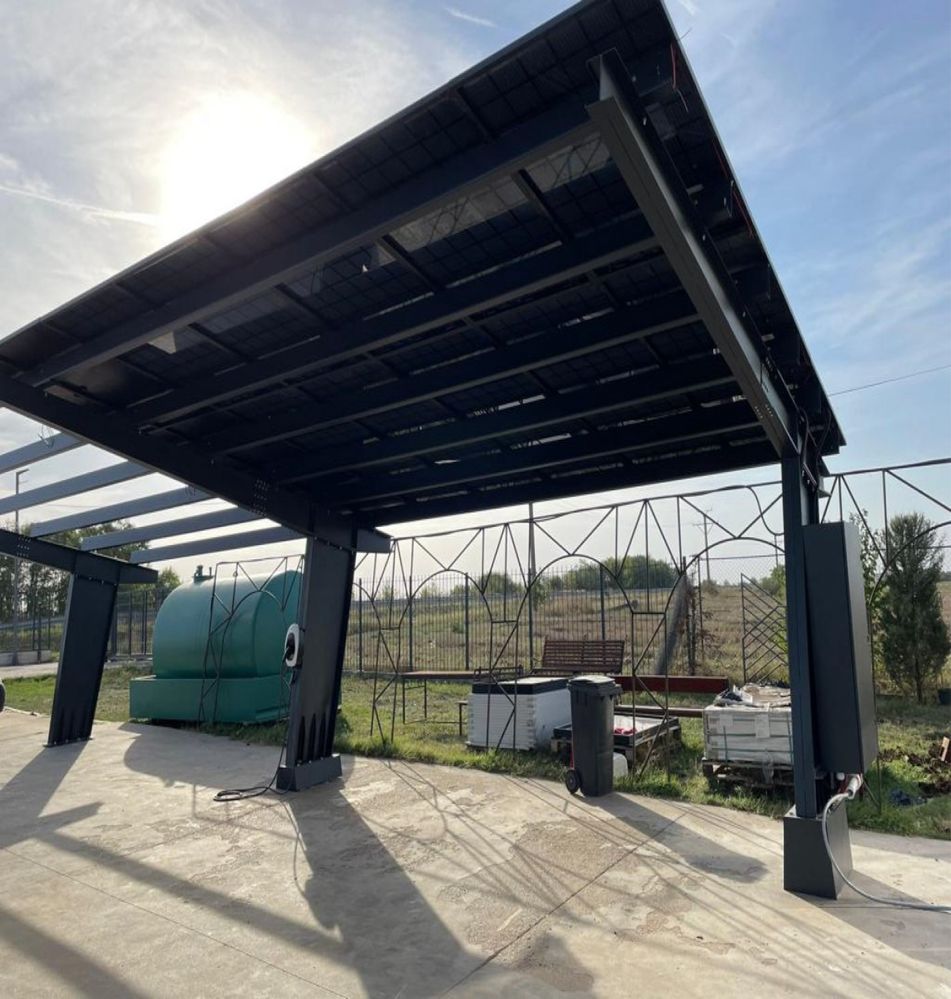 Carport auto cu 2 locuri de parcare pentru masini auto bmw mercedes