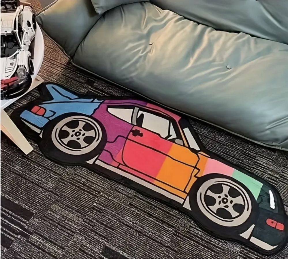 Covor Multicolor Porsche