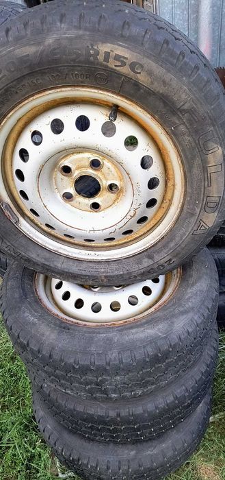 Anvelope set SH cu jenti Michelin M&S 195/65R15 si Fulda 205/65R 15 C.