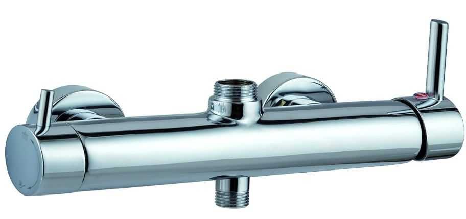 Baterie de duș Wirquin 60721400, mecanică, formă ovală,, cromată