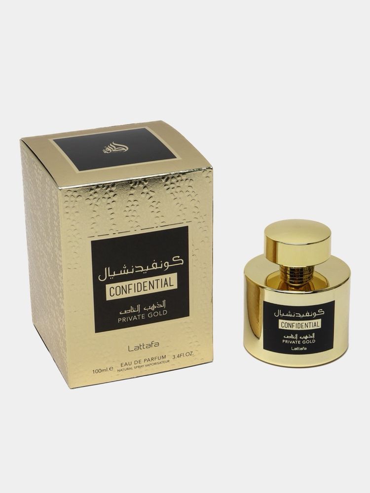 CONFIDENTIAL Private Gold Lattafa parfum Dubay