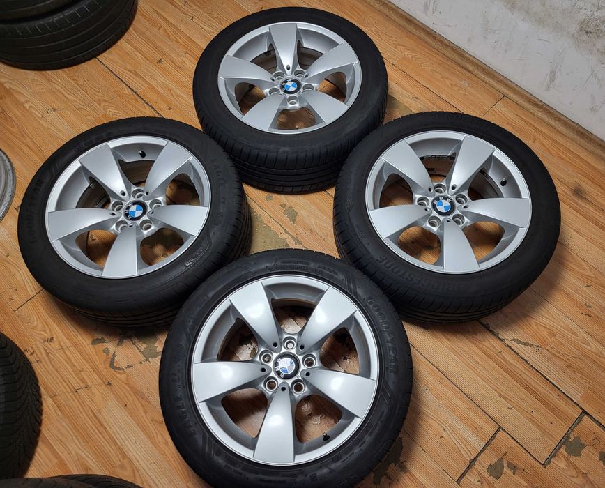 Bmw 17" 5x120 с гуми 225/50/17 оригинални джанти
