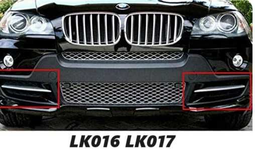 BMW E70 Лайсна решетка бмв X5 е70 07-10 предна броня хрон копки лед