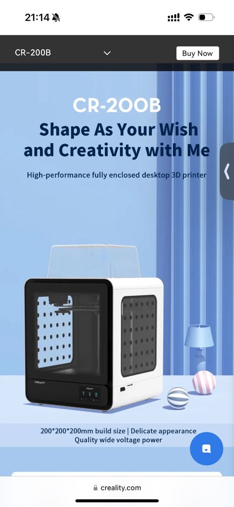 3d принтер Creality 200b. Идеальный для дома и учебы. 3д print