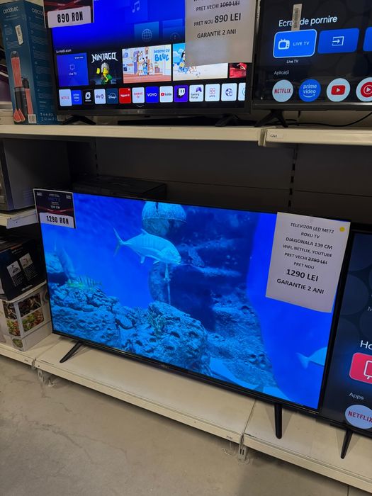 Televizor LED Metz 139cm, Smart, 4K