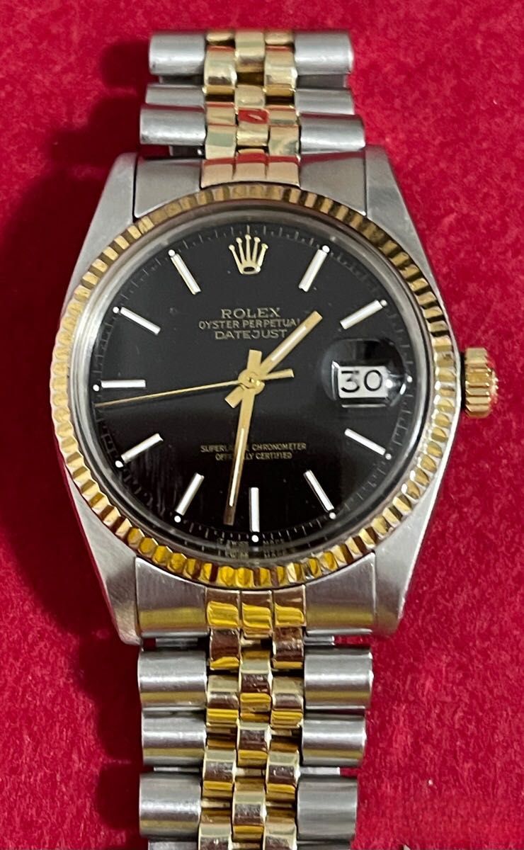 Мужские часы ROLEX Datejust 36 сталь и желтое золото