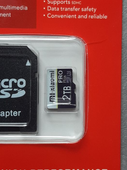 Memory Card Xiaomi Pro Plus, capacitate 2Tb, cu adaptor microSD