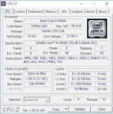 Protsessor I9 9900k