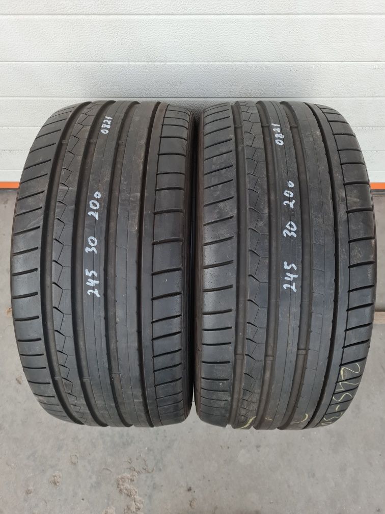 Летни гуми 2 броя DUNLOP SpSport Maxx GT 245 30 R20 дот 0821