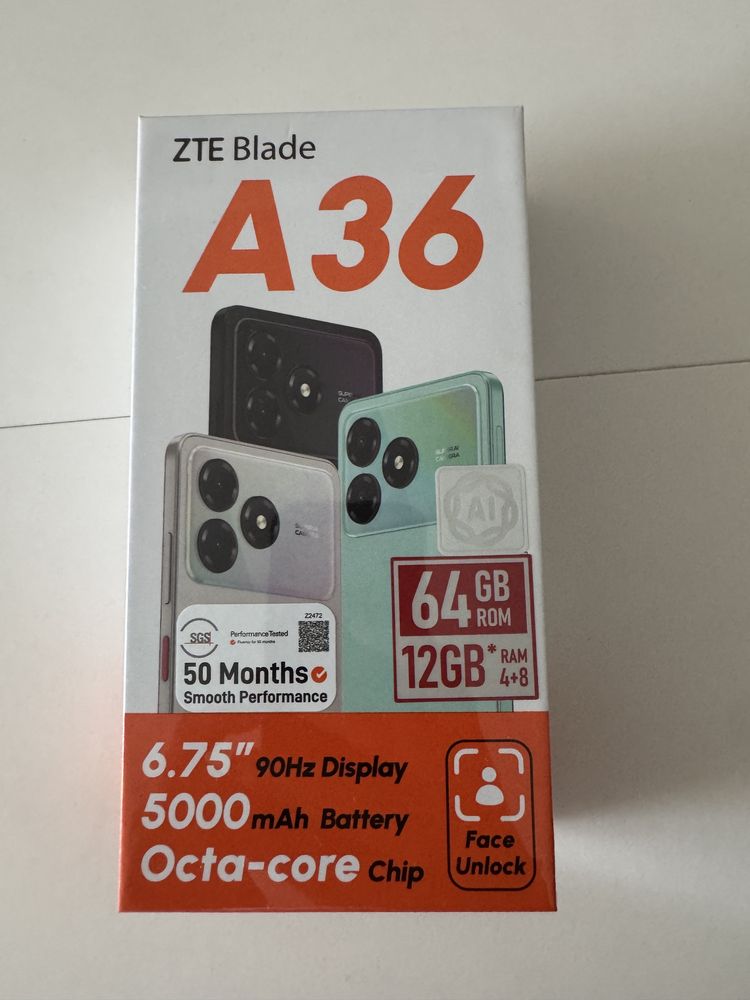 Новый смартфон ZTE Blade A36